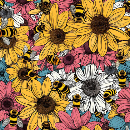 The Bee Swarm Fat Quarter Bundle