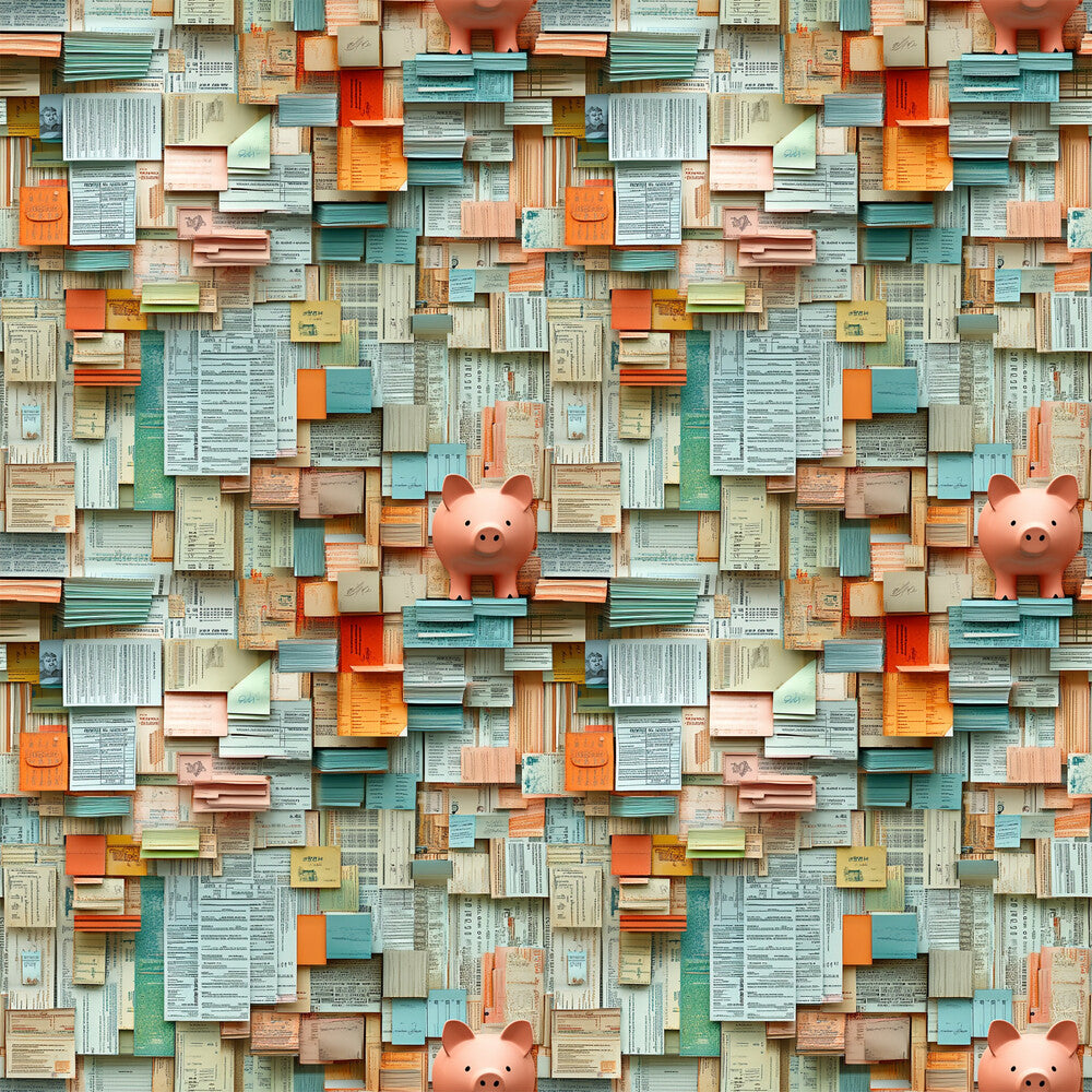 Tax Day Receipts Fat Quarter Bundle
