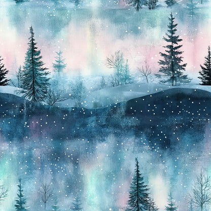 Northern Lights Forest Fat Quarter Bundle