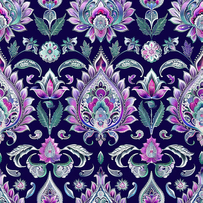 Vermas Ornate Paisley Fat Quarter Bundle