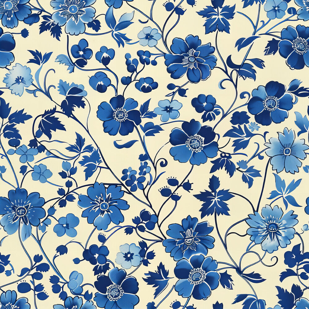 Blue Vintage China Fat Quarter Bundle