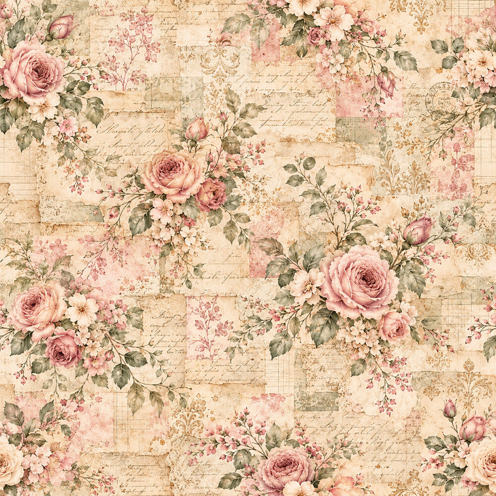 Dusty Rose Cottage Garden Fat Quarter Bundle