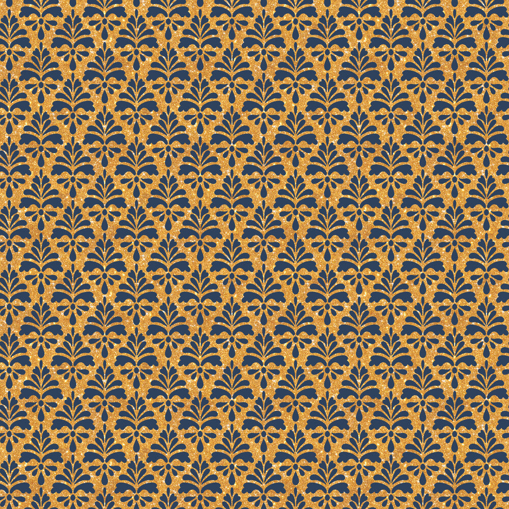 Navy and Gold Celebration Fat Quarter Bundle