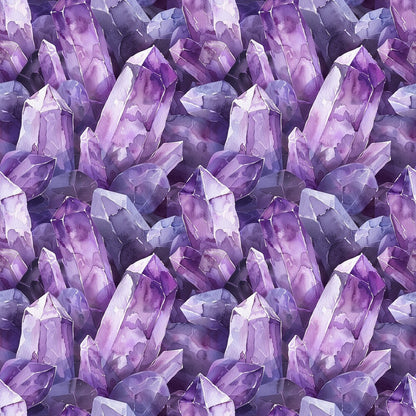 Amethyst Gemstones Fat Quarter Bundle