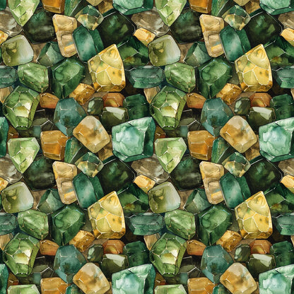 Emerald Gemstones Fat Quarter Bundle