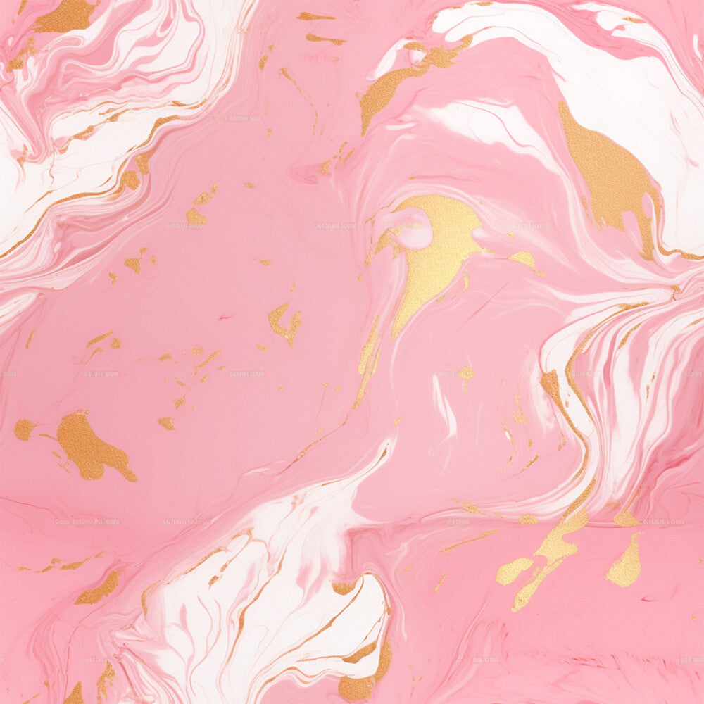 Gold and Pink Marble Fat Quarter Bundle