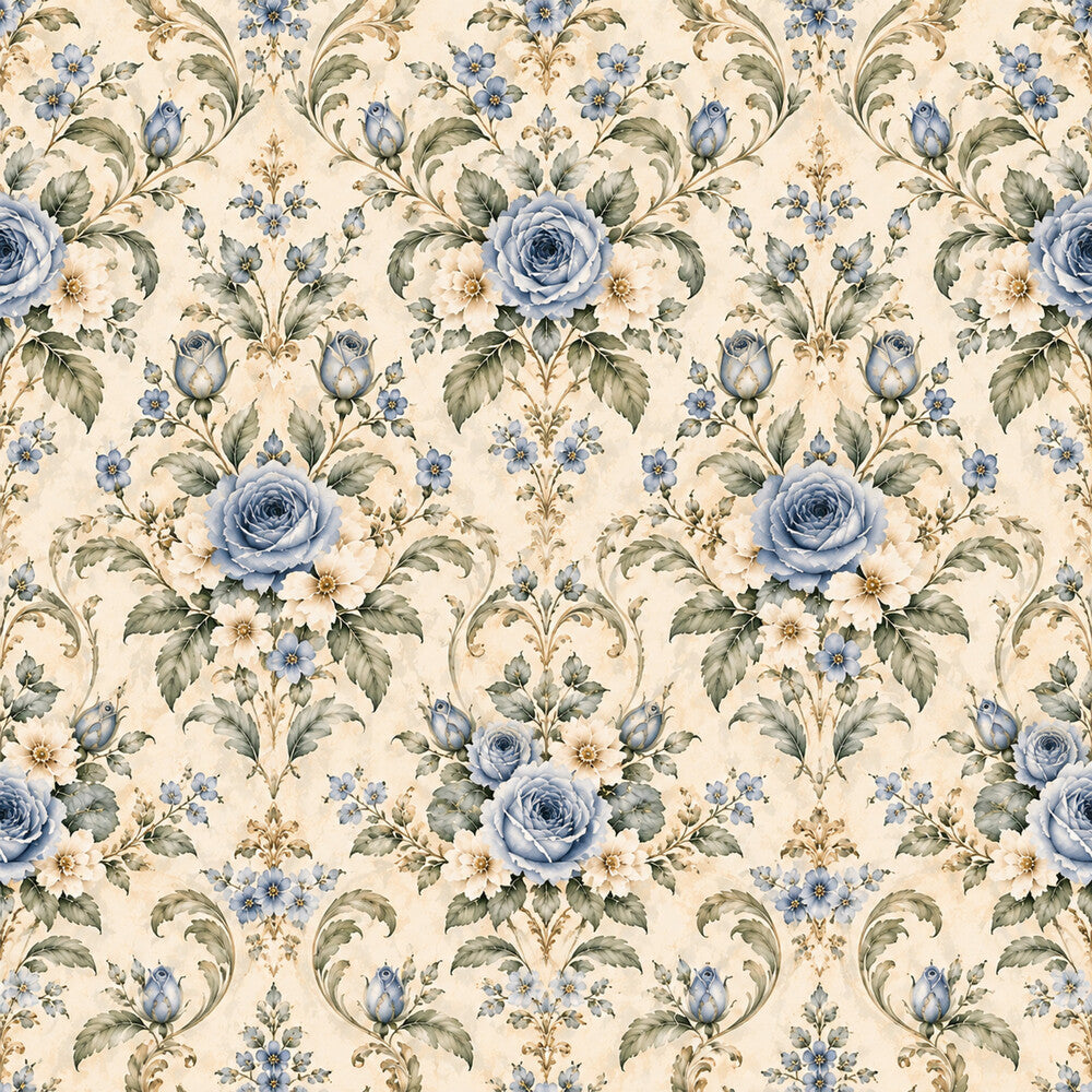 French Blue Garden Fat Quarter Bundle