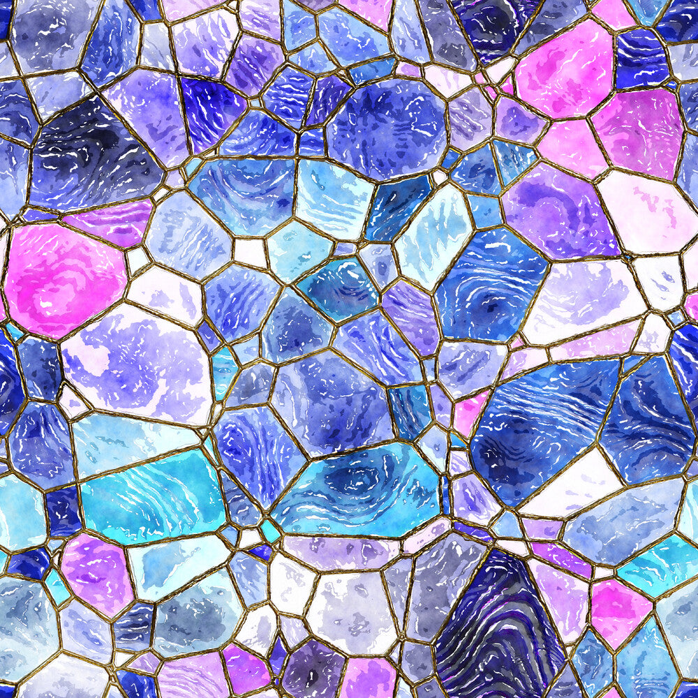Watercolor Stained Glass Fat Quarter Bundle