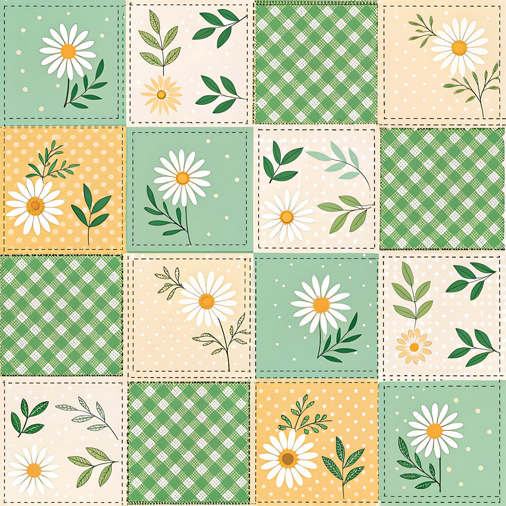 Pastel Spring Floral Patchwork Fat Quarter Bundle