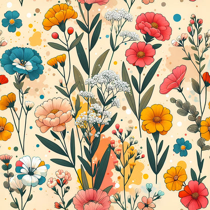 Vibrant Spring Floral Fat Quarter Bundle