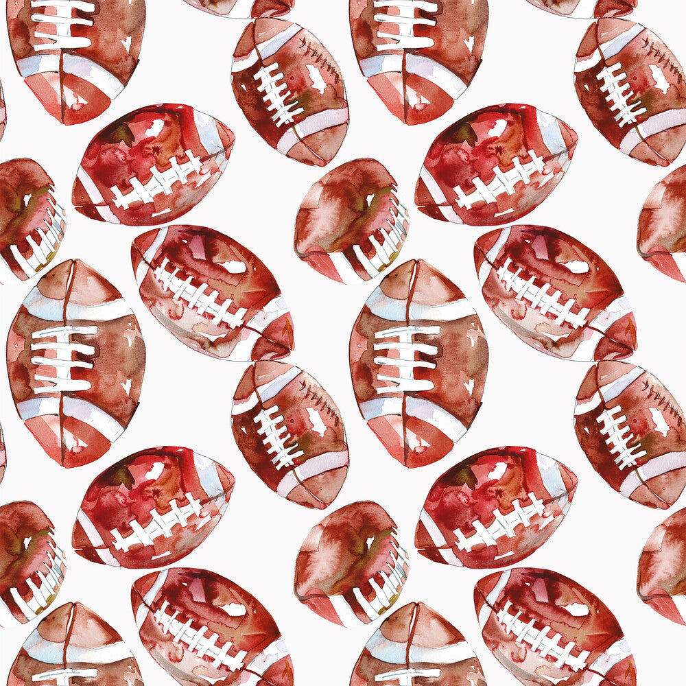 Watercolor Football Fat Quarter Bundle