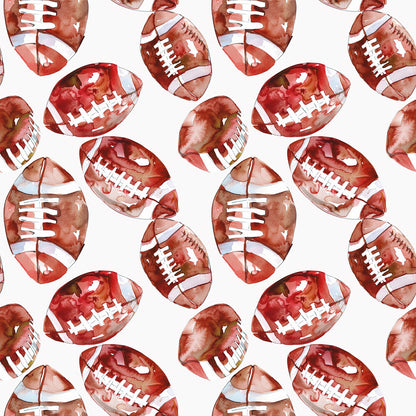Watercolor Football Fat Quarter Bundle