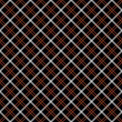 Fall Orange Plaid Fat Quarter Bundle