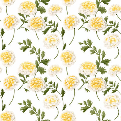 Floral Yellow Cottage Gardens Fat Quarter Bundle