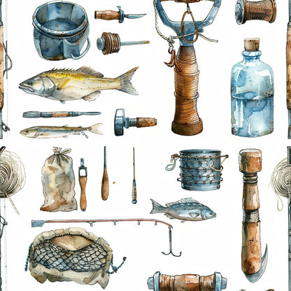 The Fishing Trip Fat Quarter Bundle