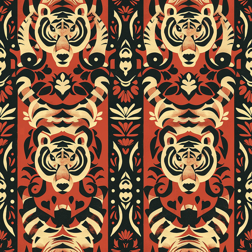 Red Tiger Fat Quarter Bundle