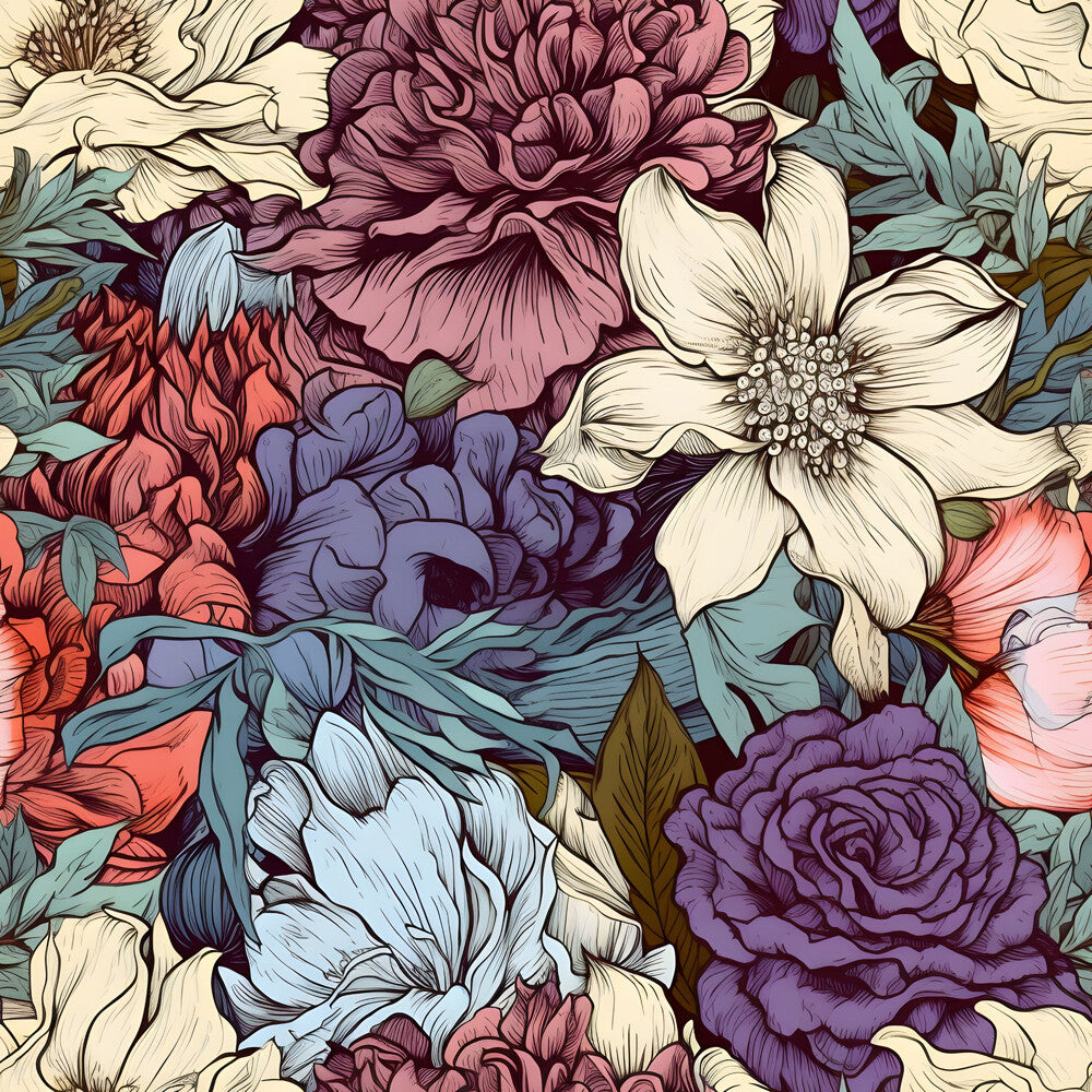 Tropical Art Florals Fat Quarter Bundle