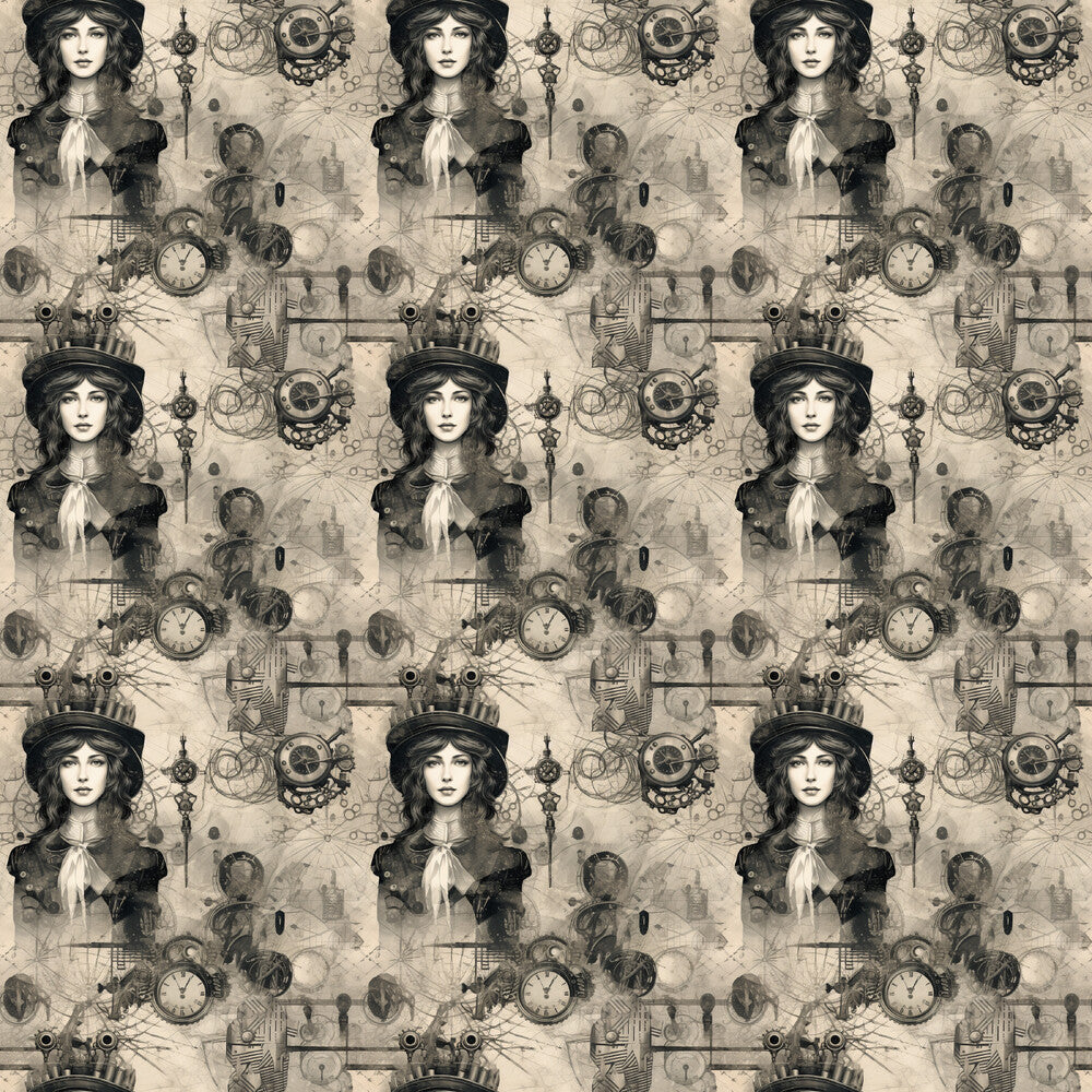 Goth Steampunk Fat Quarter Bundle