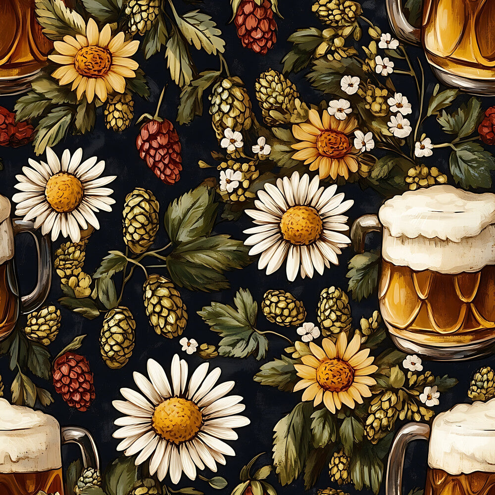 Beer Garden Florals Fat Quarter Bundle
