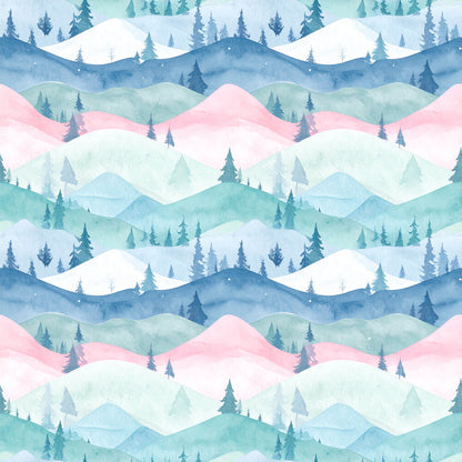 Pastel Christmas Wonderland Fat Quarter Bundle