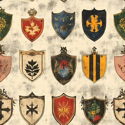 Rustic German Banners and Shields Fat Quarter Bundle