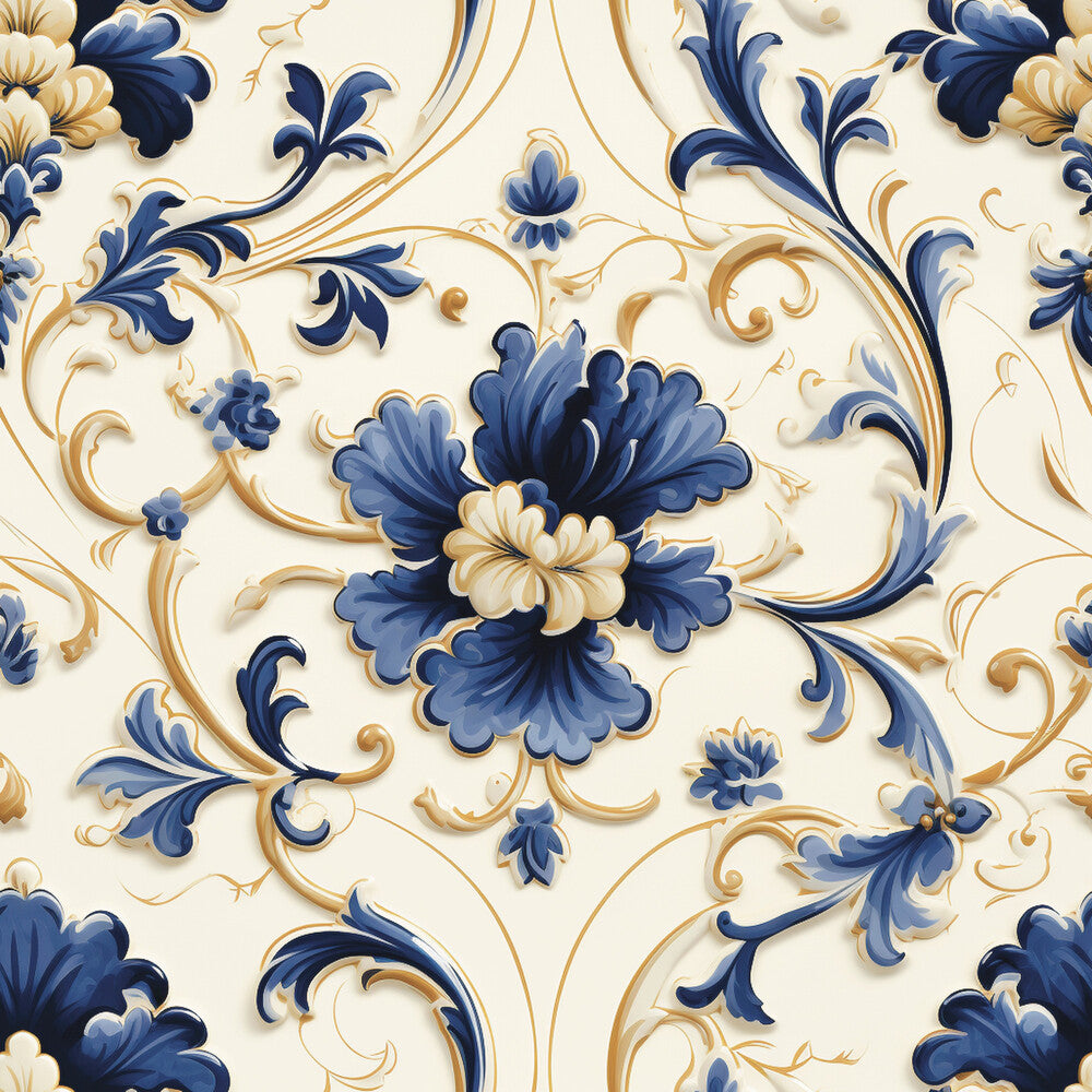 Vintage Delft Blue Fat Quarter Bundle