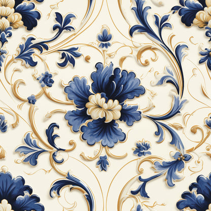 Vintage Delft Blue Fat Quarter Bundle