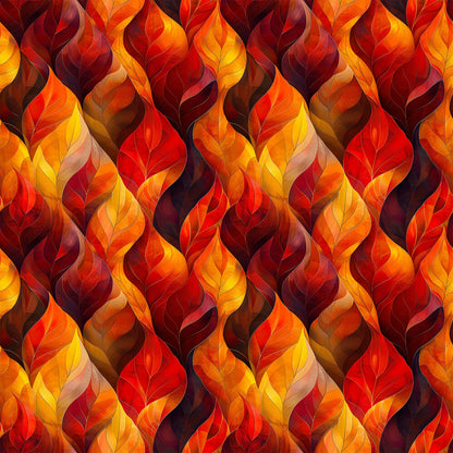 Artistic Autumn Leaves Fat Quarter Bundle