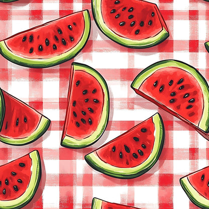 Watermelon Gingham Picnic Fat Quarter Bundle
