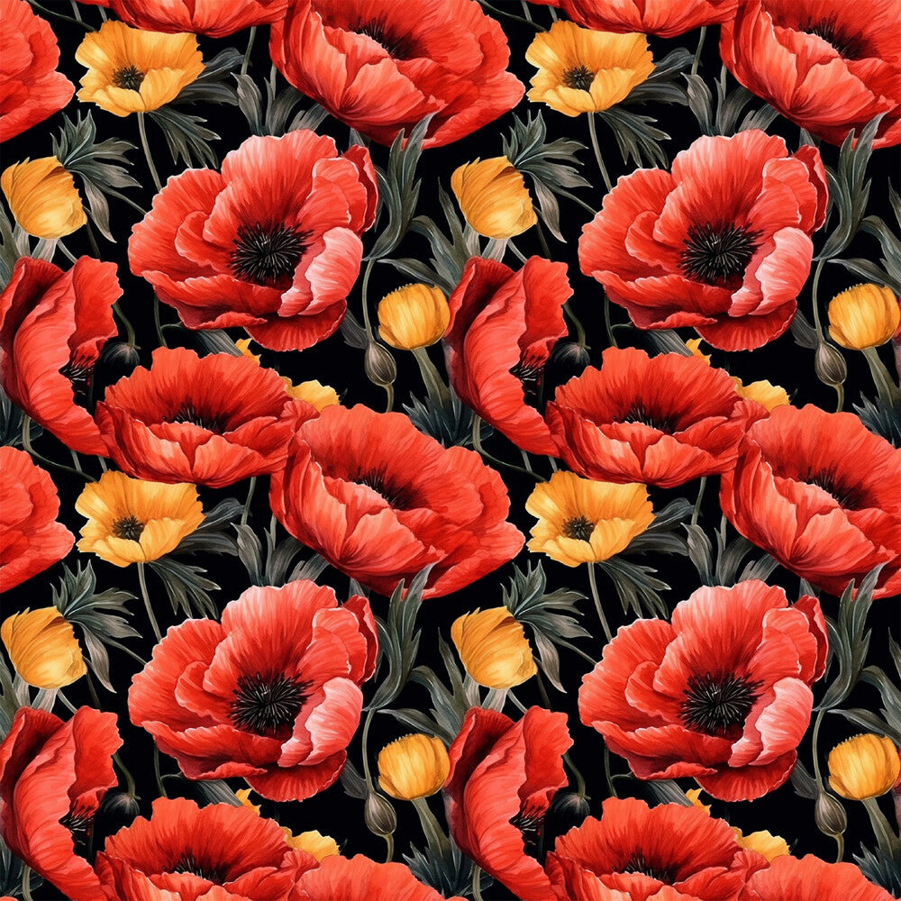 Fields of Poppies Fat Quarter Bundle
