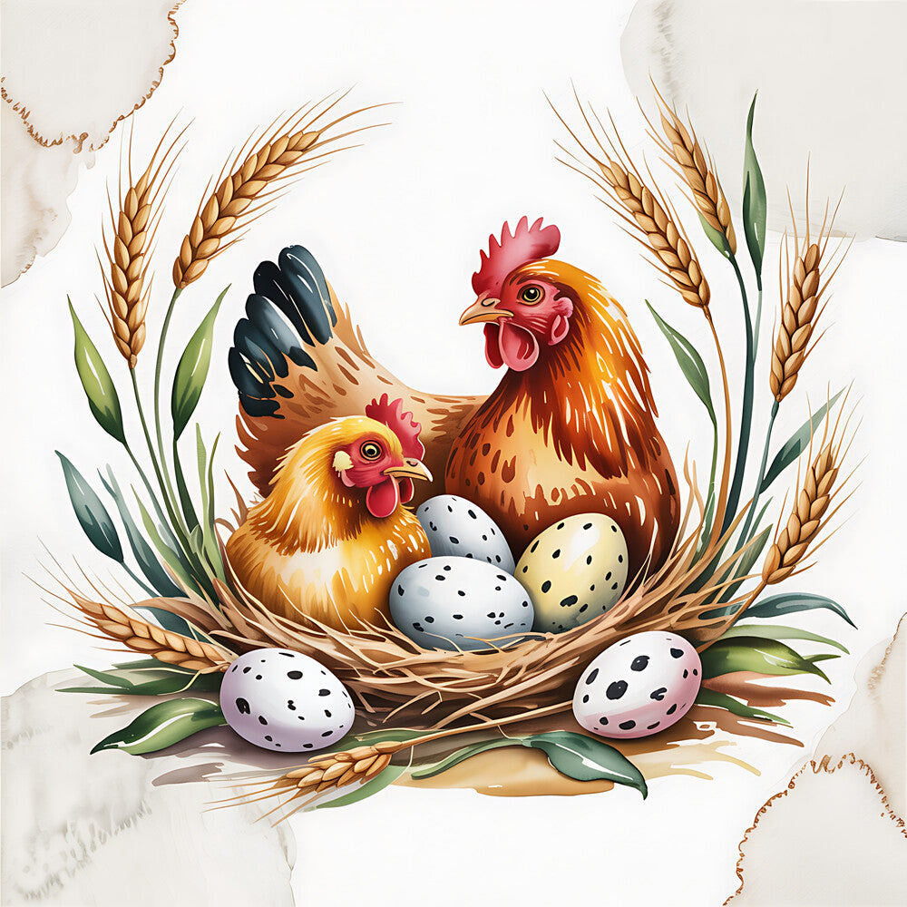 Chicken and Eggs Fat Quarter Bundle