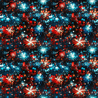 Patriotic Confetti and Glitter Fat Quarter Bundle