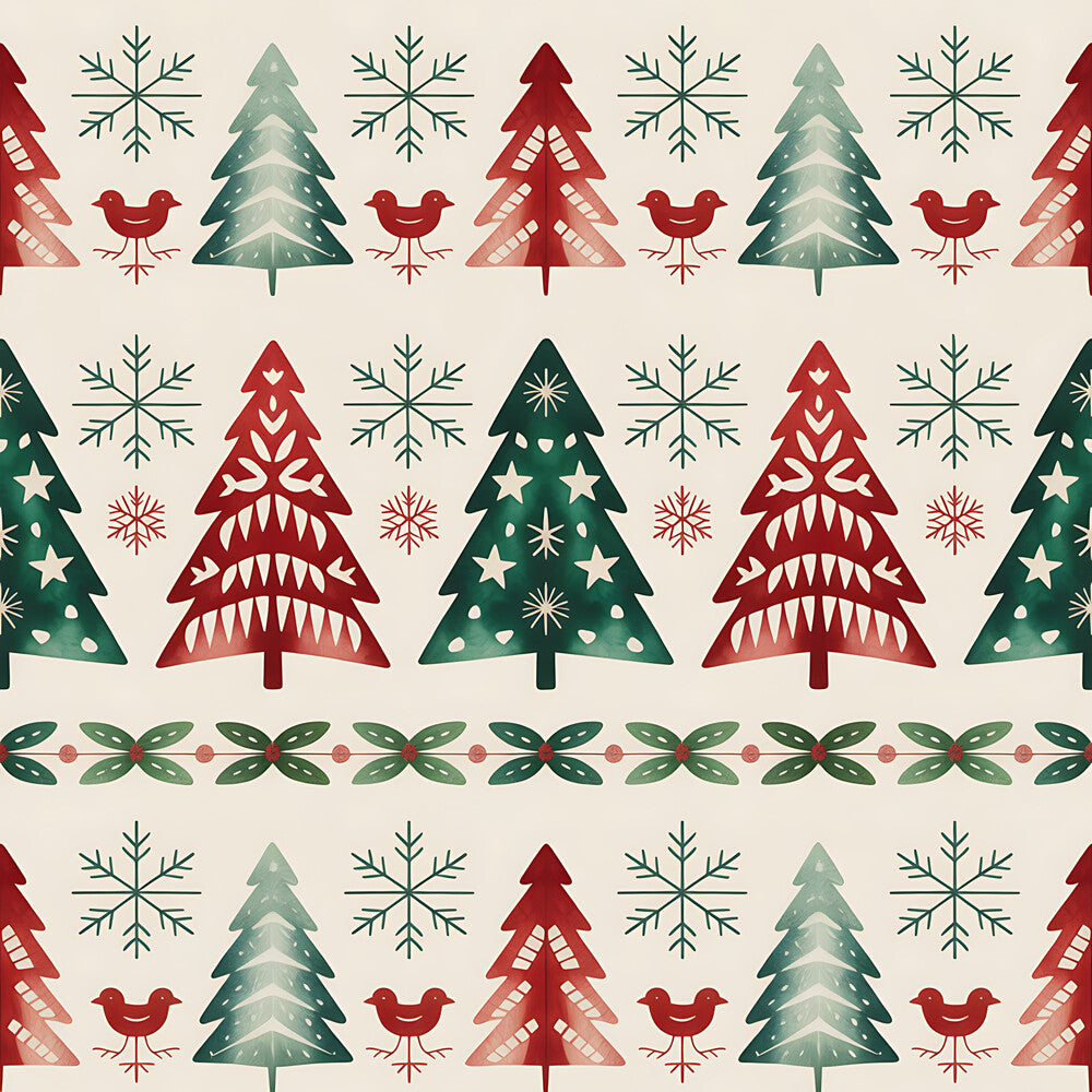 Scandinavian Folk Christmas Fat Quarter Bundle