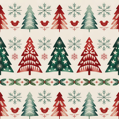 Scandinavian Folk Christmas Fat Quarter Bundle