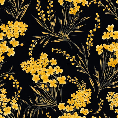 Goldenrod Flowers Fat Quarter Bundle