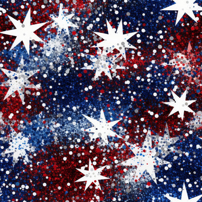 4th-of-July Glitter Fat Quarter Bundle