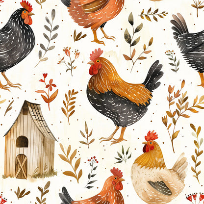 Farmhouse Chickens Fat Quarter Bundle