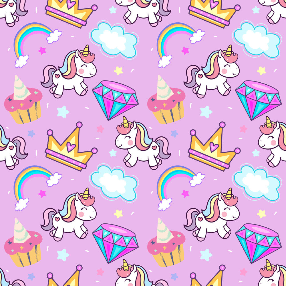 Cartoon Unicorns Fat Quarter Bundle