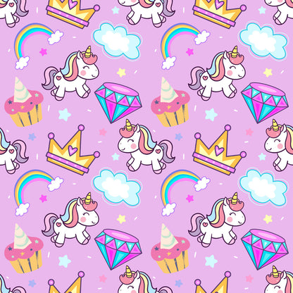 Cartoon Unicorns Fat Quarter Bundle