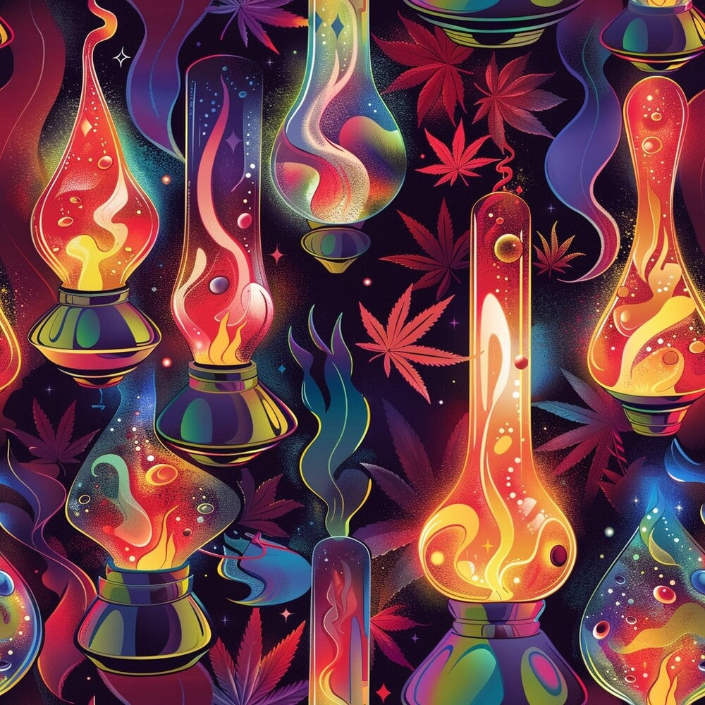 Lava Lamp Cannabis Fat Quarter Bundle