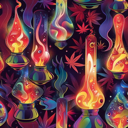 Lava Lamp Cannabis Fat Quarter Bundle