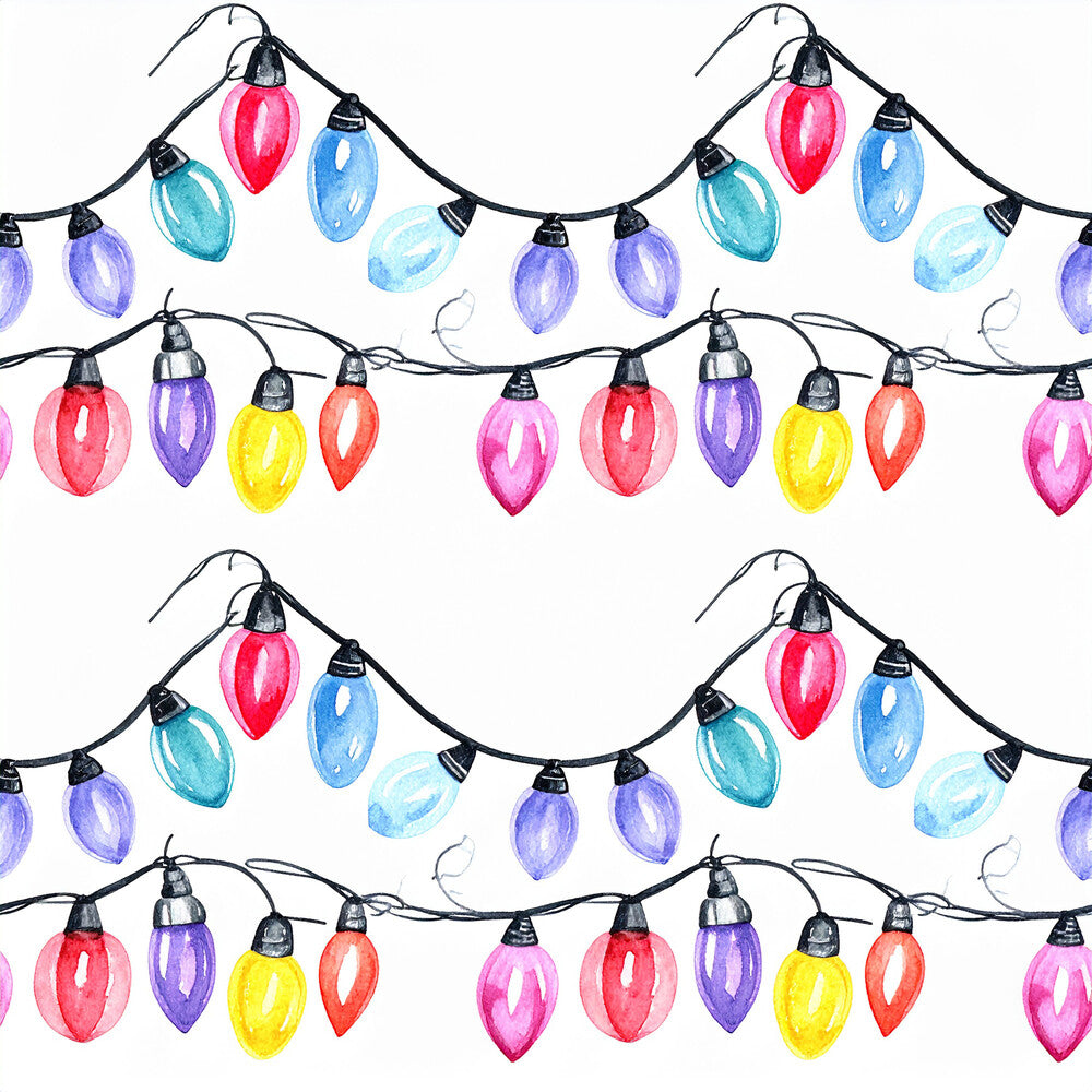 Festive Ornament Lights Fat Quarter Bundle