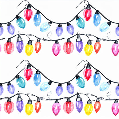Festive Ornament Lights Fat Quarter Bundle