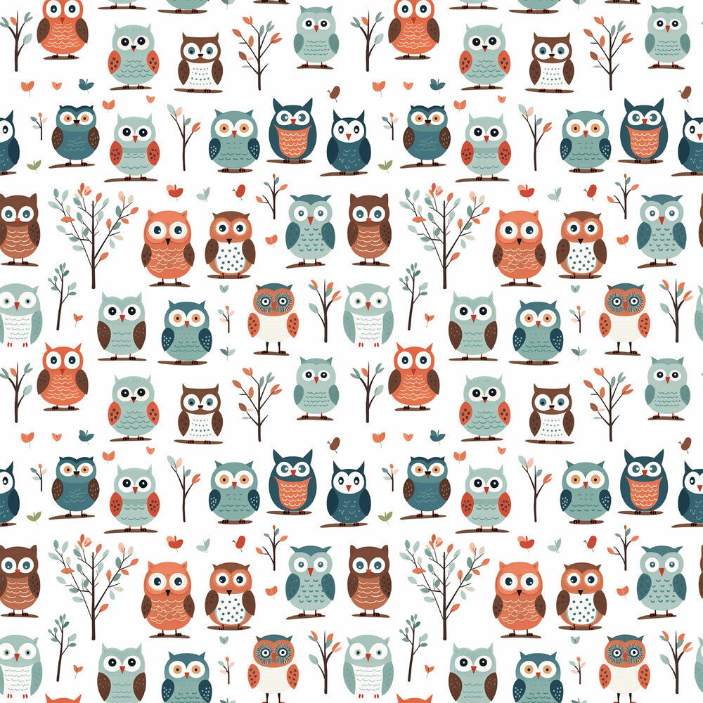 Cartoon Owls Fat Quarter Bundle