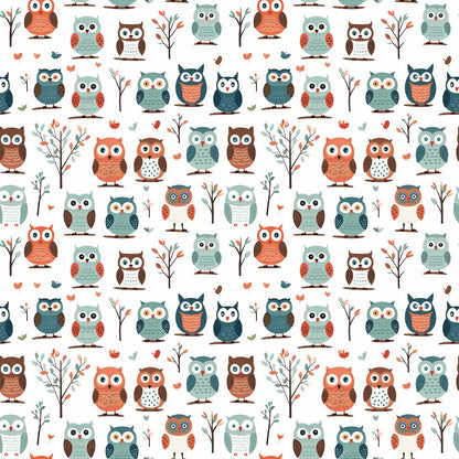 Cartoon Owls Fat Quarter Bundle