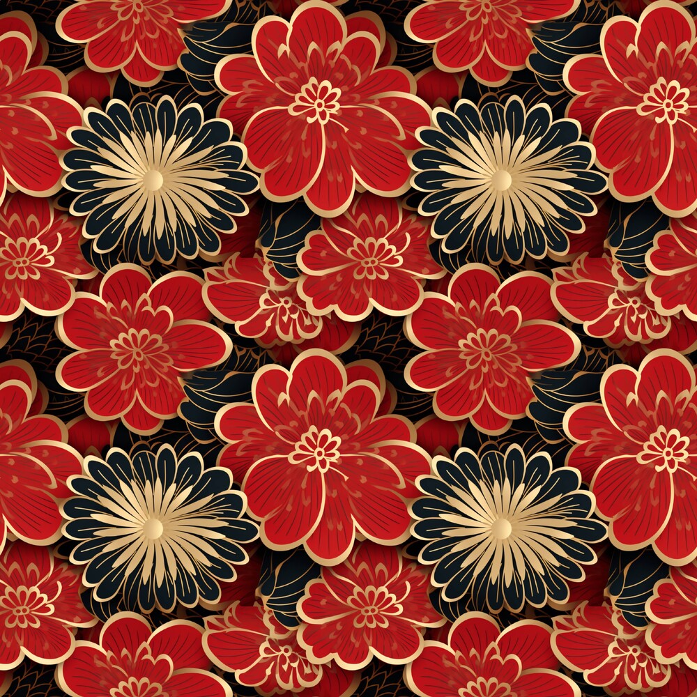 Chinese Lunar Lantern Lights Fat Quarter Bundle