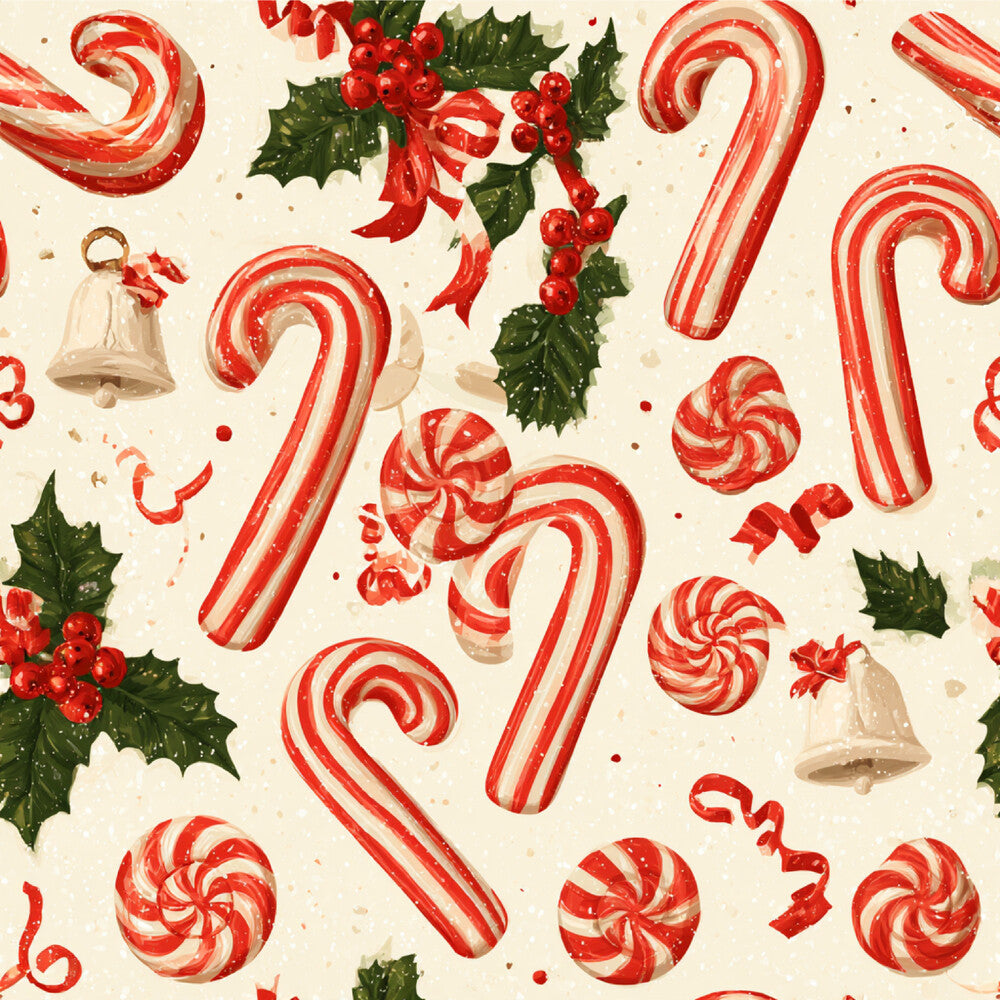Festive Peppermint Cheer Fat Quarter Bundle