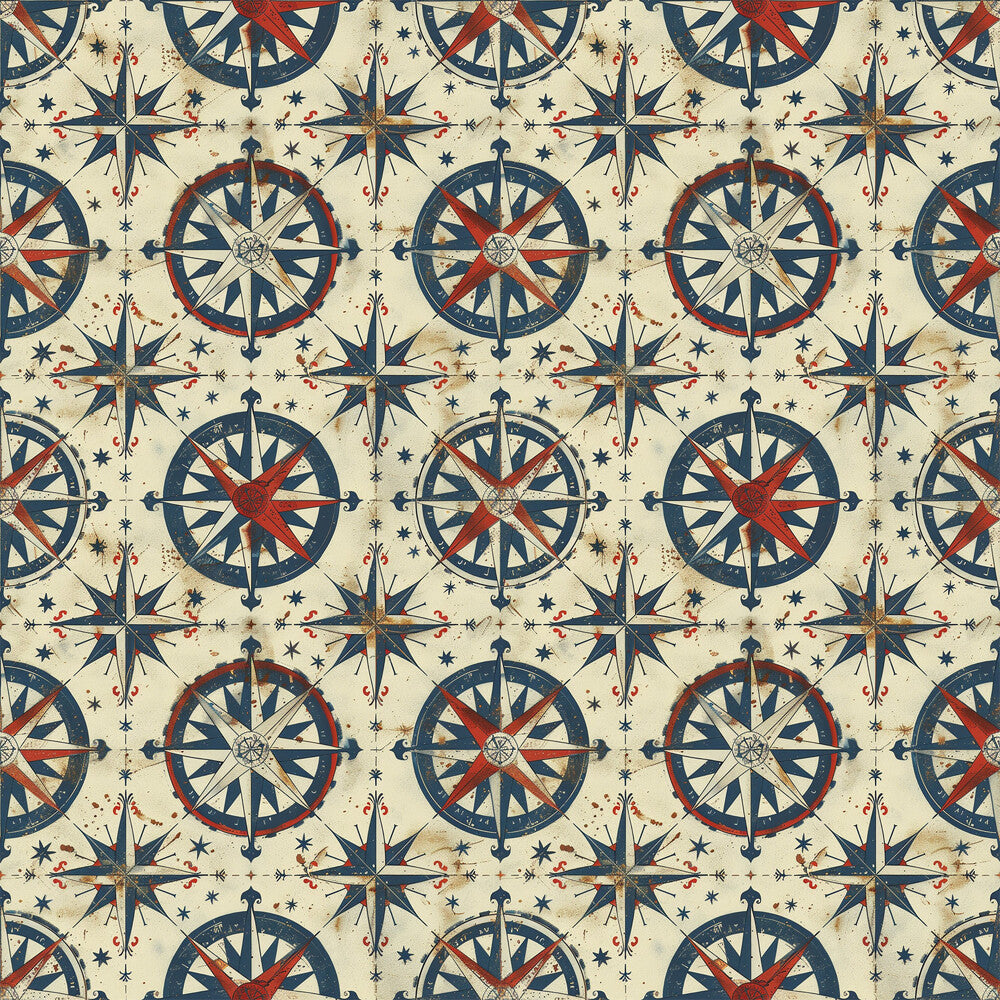 Classic Compass Rose Fat Quarter Bundle