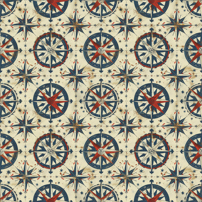 Classic Compass Rose Fat Quarter Bundle