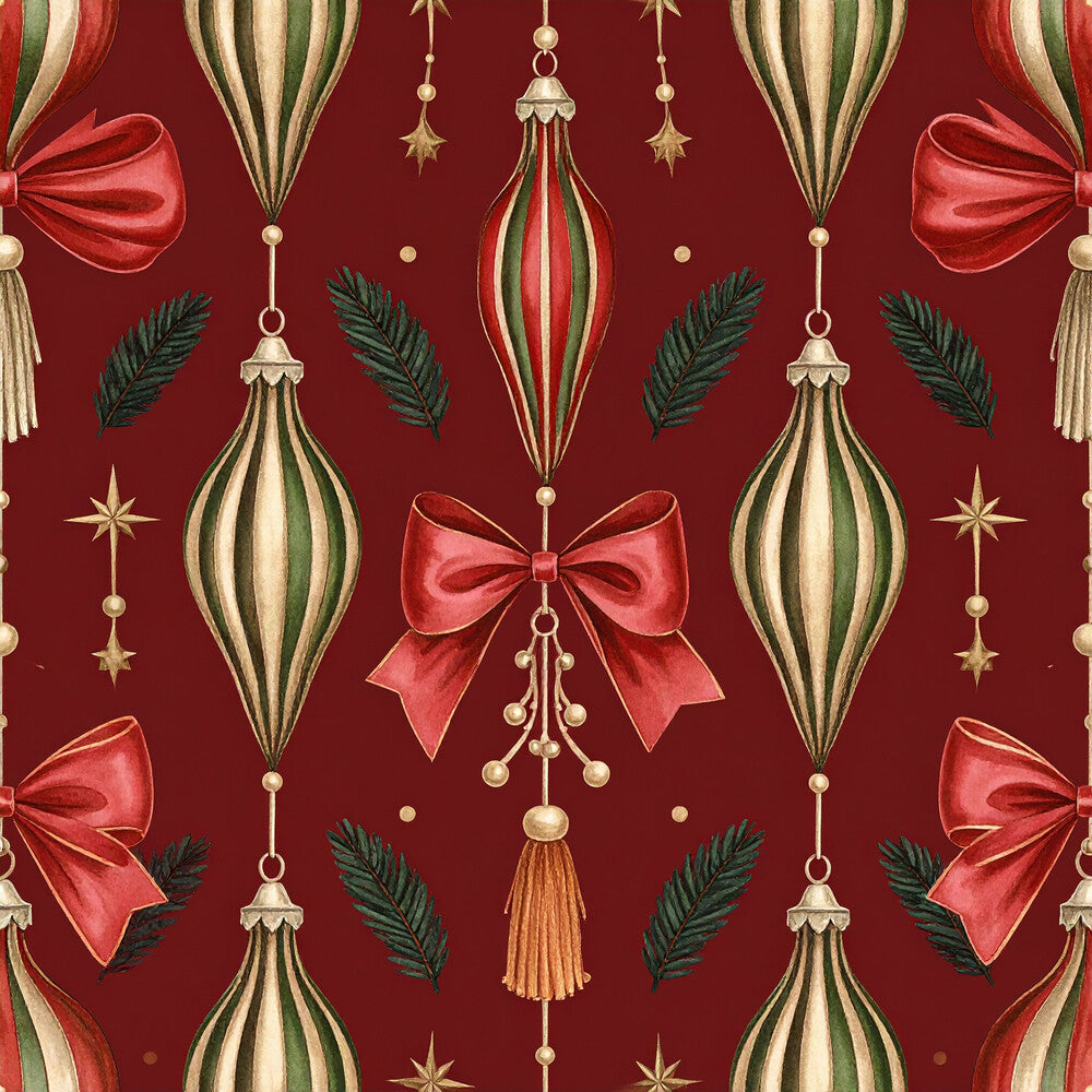Festive Bows and Holly Fat Quarter Bundle